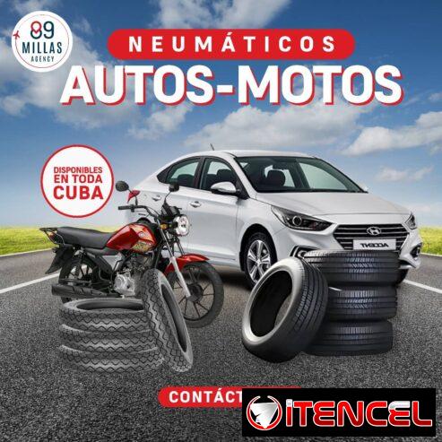 Neumáticos para motos y autos