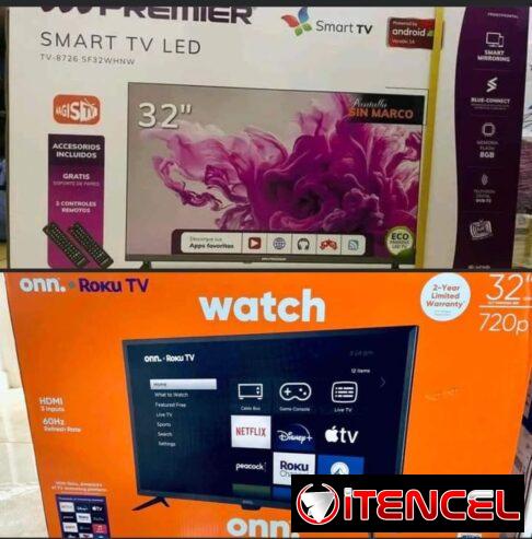 Smart TV ONN y PREMIER de 32”