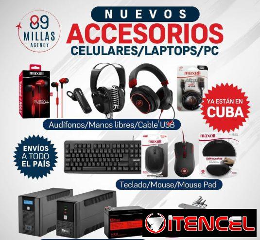 Laptops, Monitores y accesorios