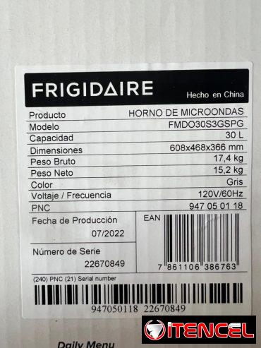 Horno microondas Frigidaire grande 30L 900Watt