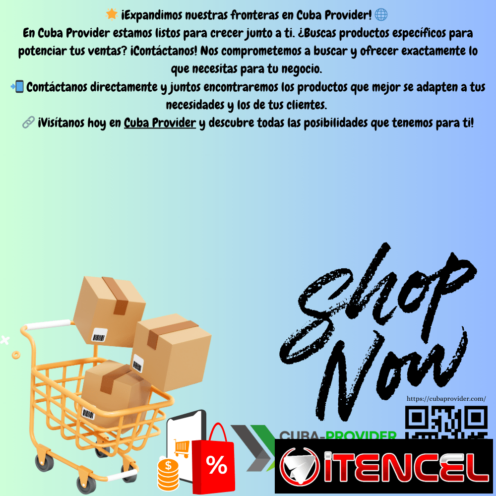 Tienda Online Mayorista en Cuba (NO PAGAS HASTA RECIBIR TU ORDEN) +1 (786) 586-8842