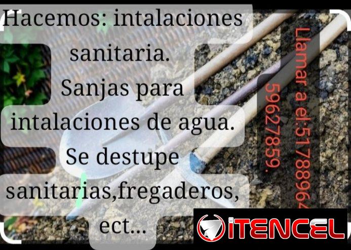 Se hacen reparaciones sanitarias