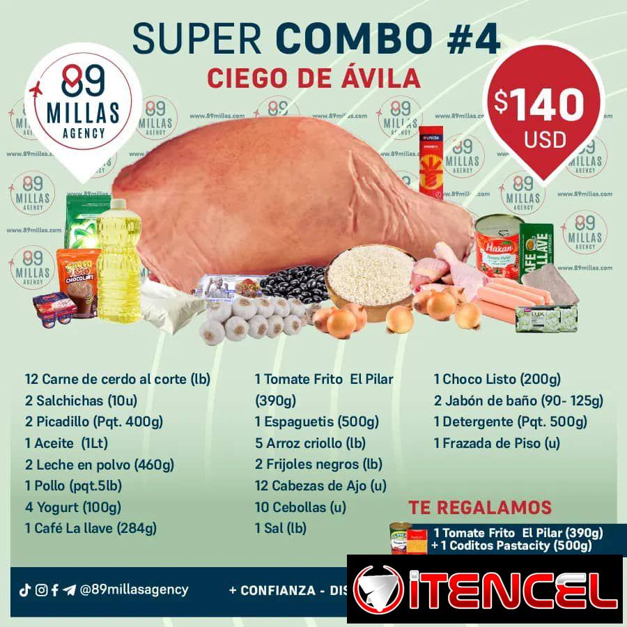 Súper Combo de alimento