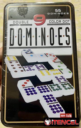 Juego de dominó nuevo sellado a estrenar de 55 piezas