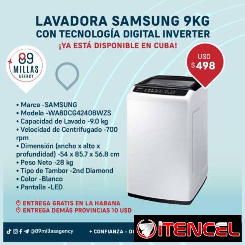 Lavadora Samsung 9Kg