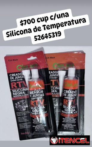 Silicona de temperatura para sellar todo tipo de superficies dificiles !!!