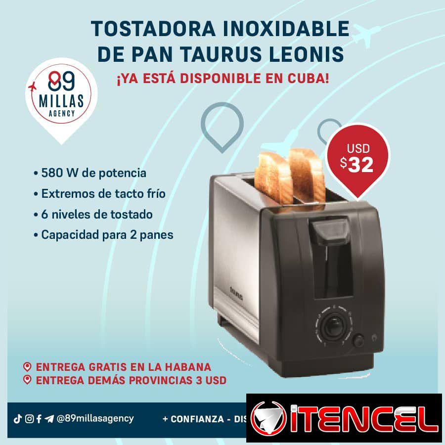 Tostadora de pan inoxidable taurus