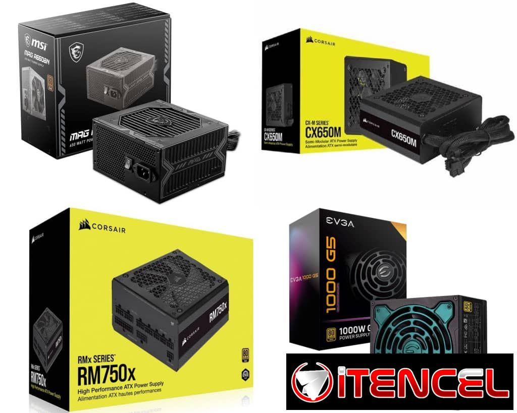 Llama o escribe como usted desee 👇🚀📲 Exelentes fuente EWGA G5 1000W, Corsair rm750x,cx650,msi mag a650bn,rog loki ,selladas en caj