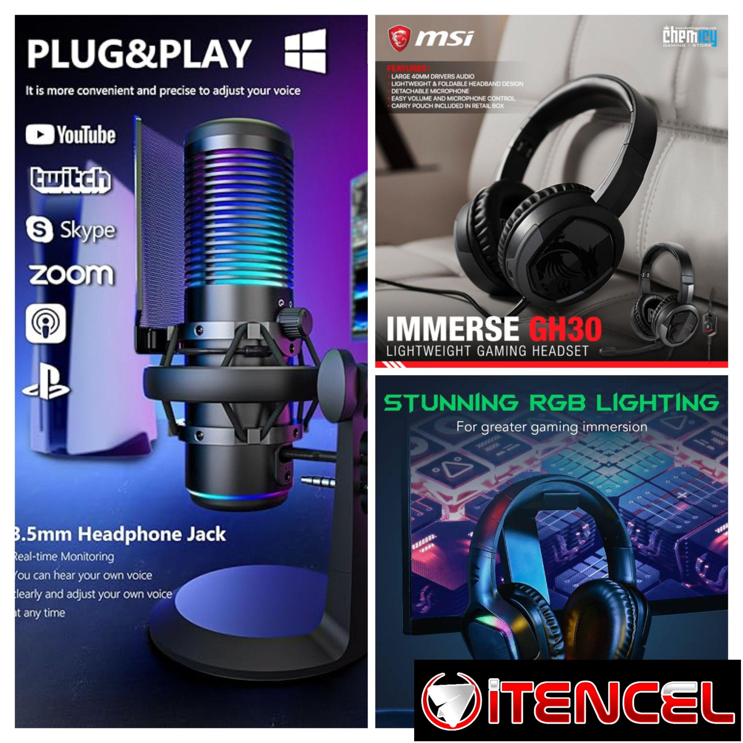 💵60usd Audífonos Xiaomi Black Shark Goblin X1* – Compatibles con PC, Ps4/5, Xbox, Switch y Android – Diadema de 2 pulgadas – Micró