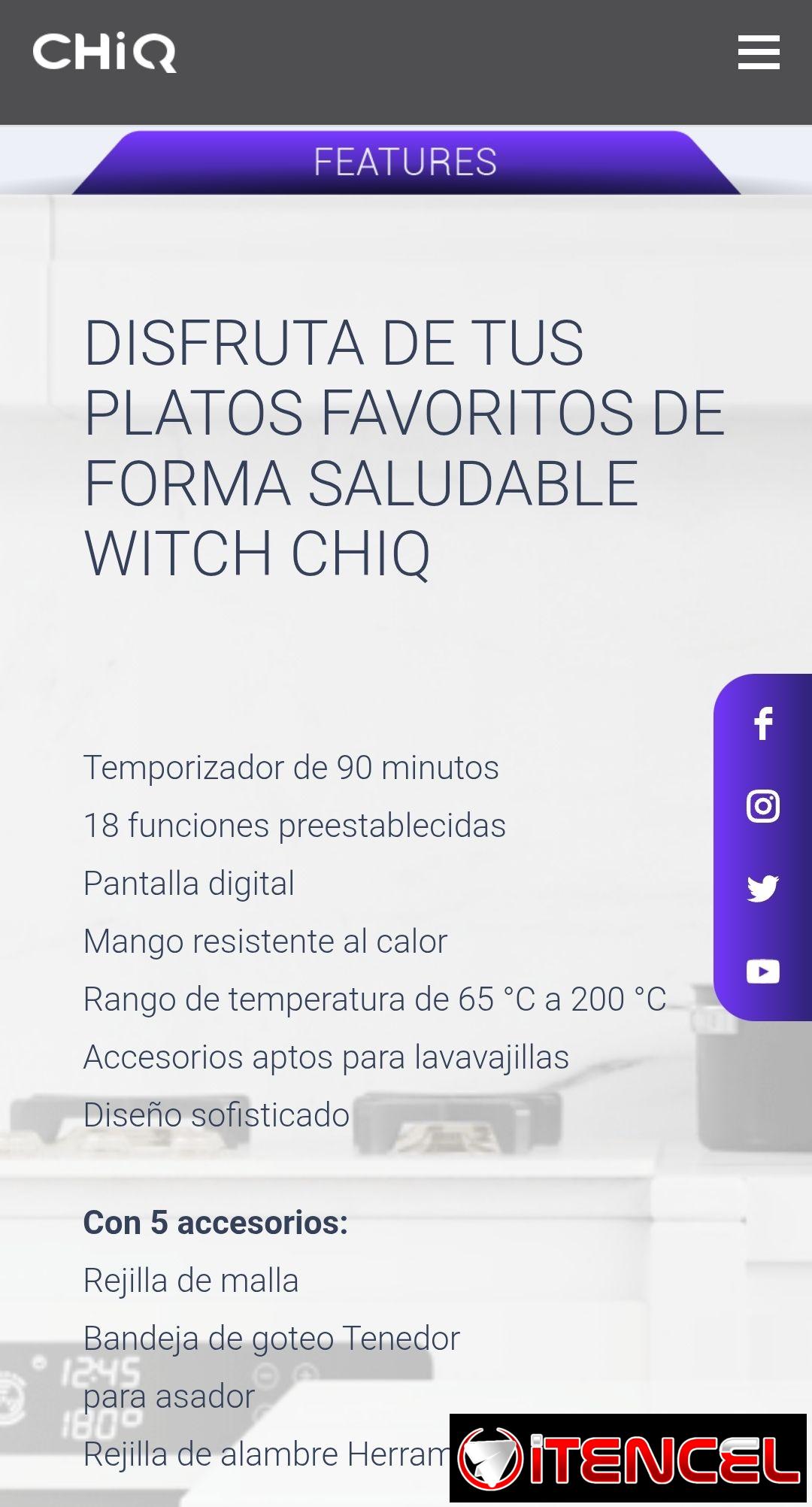 Horno Freidora de Aire