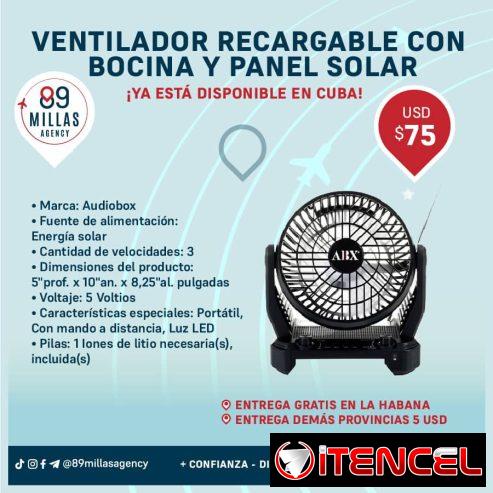 Ventilador Recargable