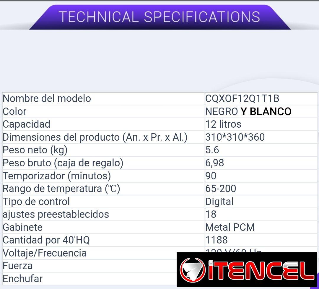 Horno Freidora de Aire