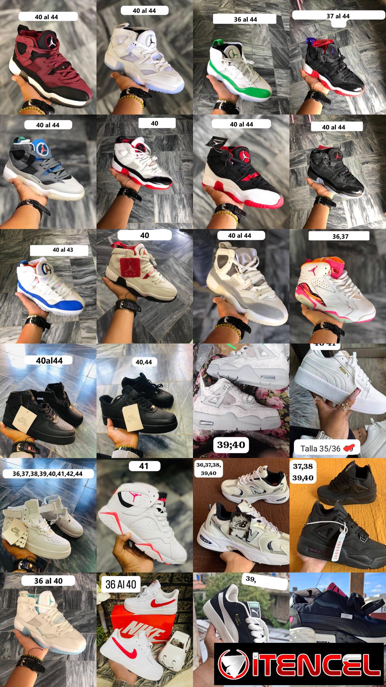 Tenis Nike, Adidas, Vans, Amiri, Jordan,Reebok new balance, converses, entre otros de varias tallas y modelos 👟👟👟👟👟👟👟👟👟👟 También c