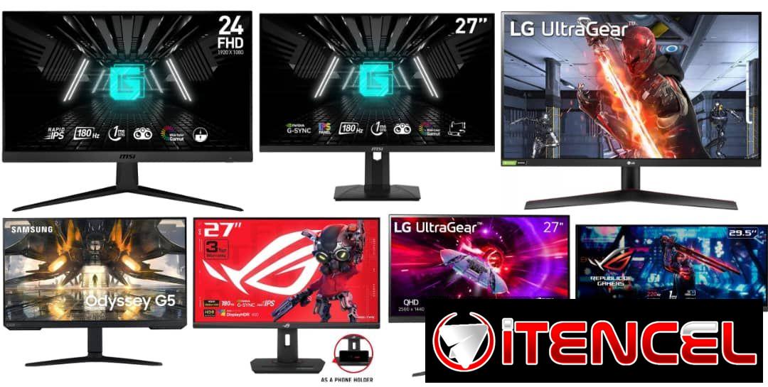👇MONITORES GAMING FHD Y 2K 27 panel VA e IPS marca msi gigabyte,asus rog strix,asus tuf , Samsung odisea Monitor Gaming 24Pulgadas