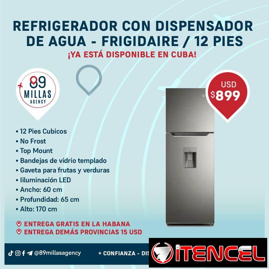 Refrigerador con dispensador de agua/12 pues