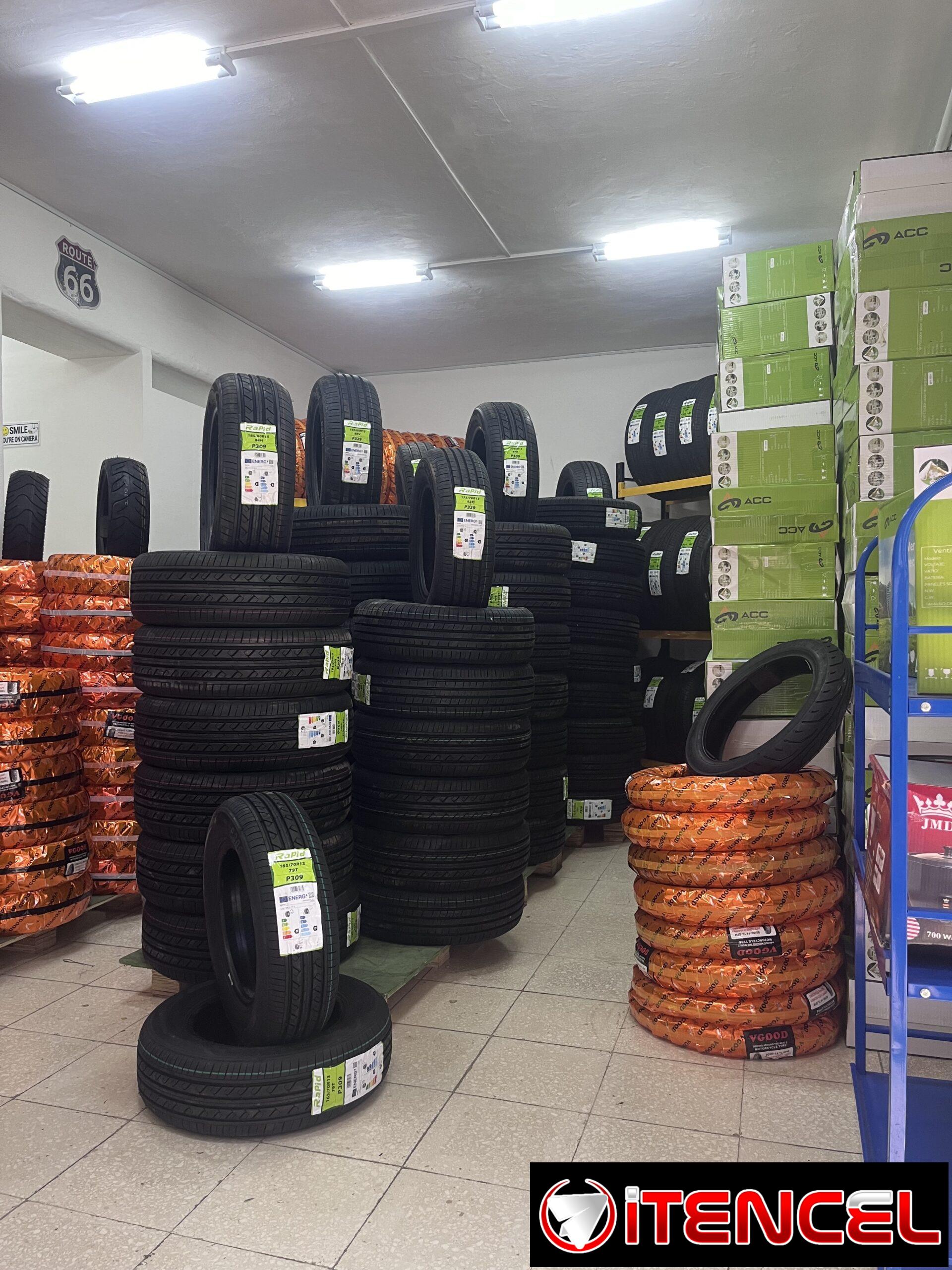 neumáticos nuevos japoneses de moto y auto