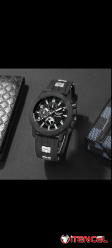 Relojes manillas de goma