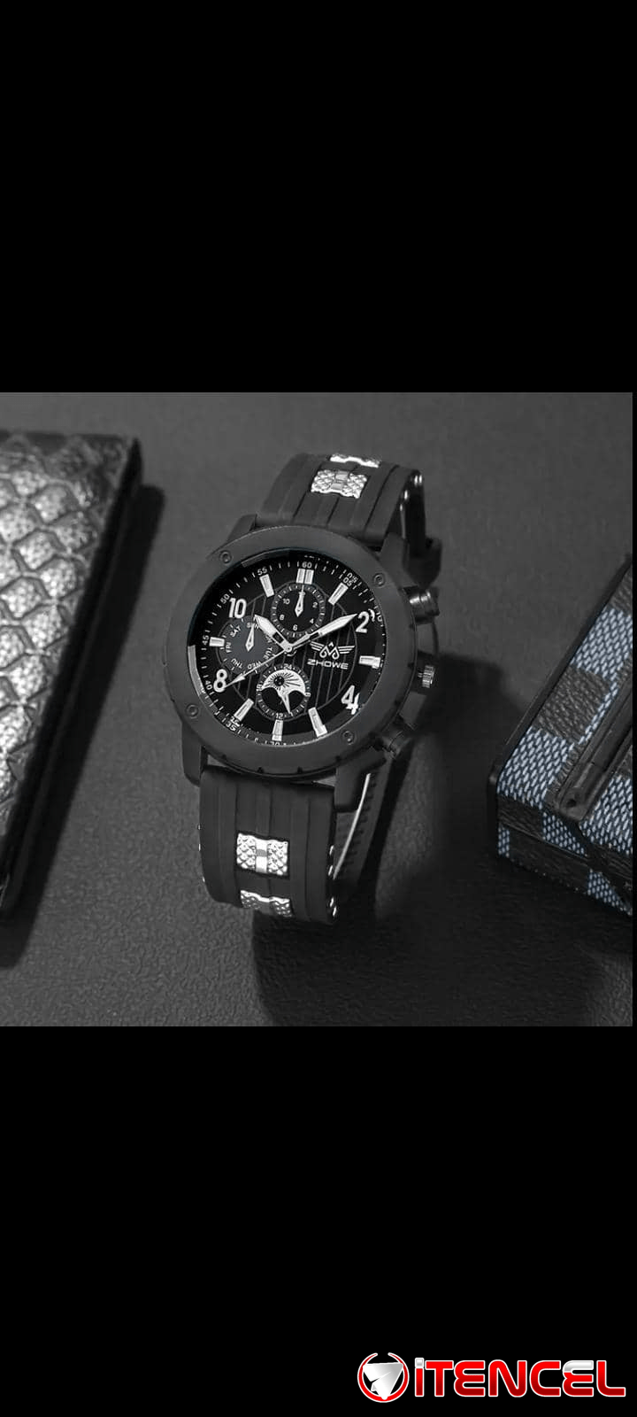 Relojes manillas de goma