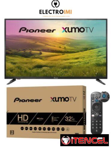 *Smart TV Pioneer XUMO LED HD 32″ (2024)/PN32-551-24U* – Puerto USB – Puertos HDMI – Color: Negro – Voltaje: 120 V – Frecuencia: 6