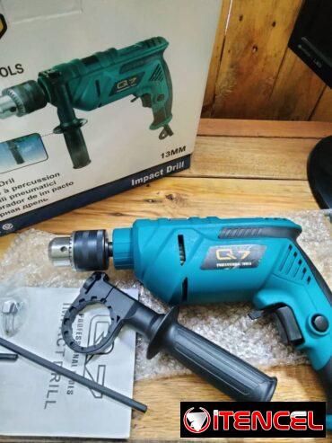 Taladro Profesional Q7 con sus accesorios (no incluye barrenas) Costo 16000
