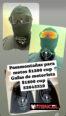 Pasamontañas negros y gafas deportivas para motoristas y ciclistas