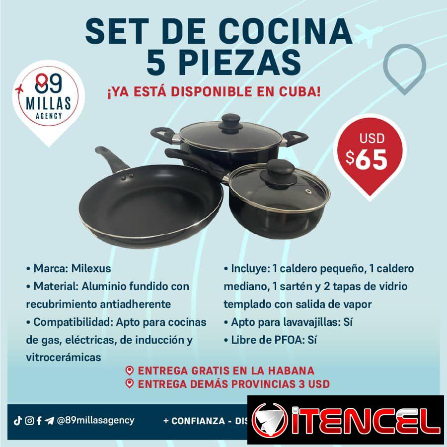 Set de cocina 5 piezas