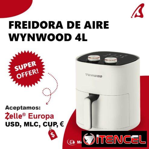 ‼️ *Freidora de AIRE Wynwood* ‼️ •Capacidad *4 Litros* •Potencia : *1000W* 😱😱Precio: 95USD😱😱 Mensajería con un costo adicional 🚚🚨