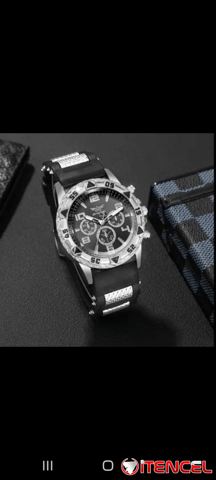 Relojes manillas de goma