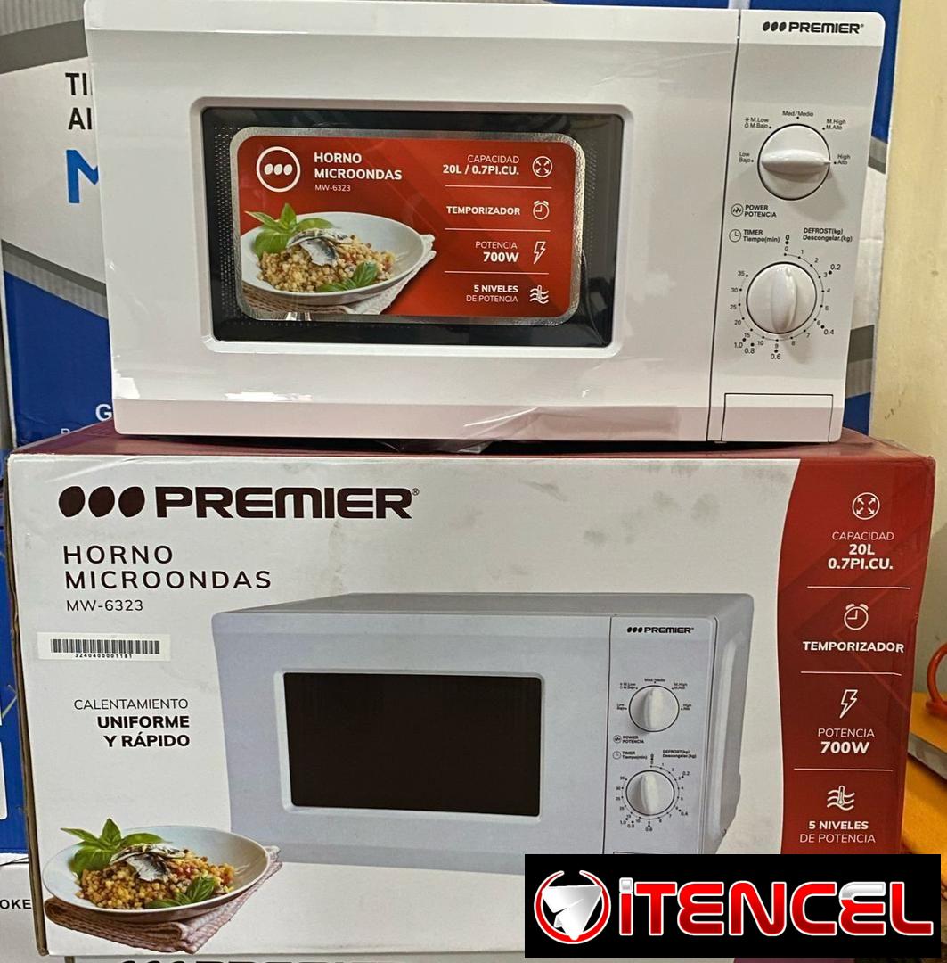 Hornos Microondas Premier de 20 lt (de los digital y de botones)