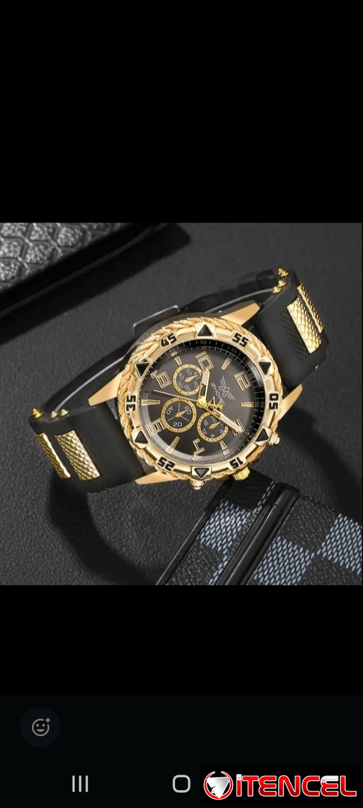 Relojes manillas de goma