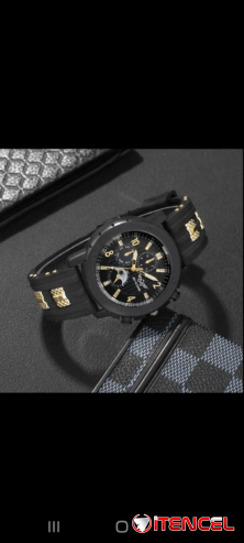 Relojes manillas de goma