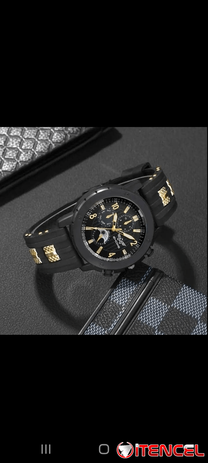 Relojes manillas de goma