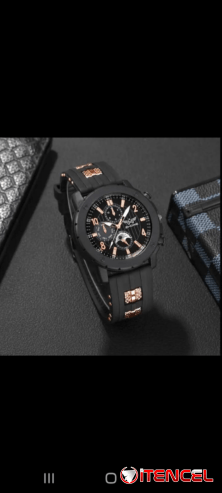 Relojes manillas de goma