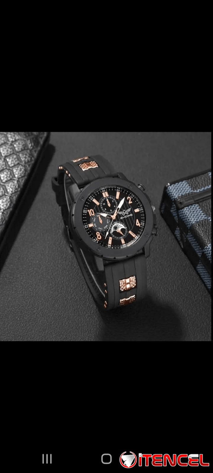 Relojes manillas de goma