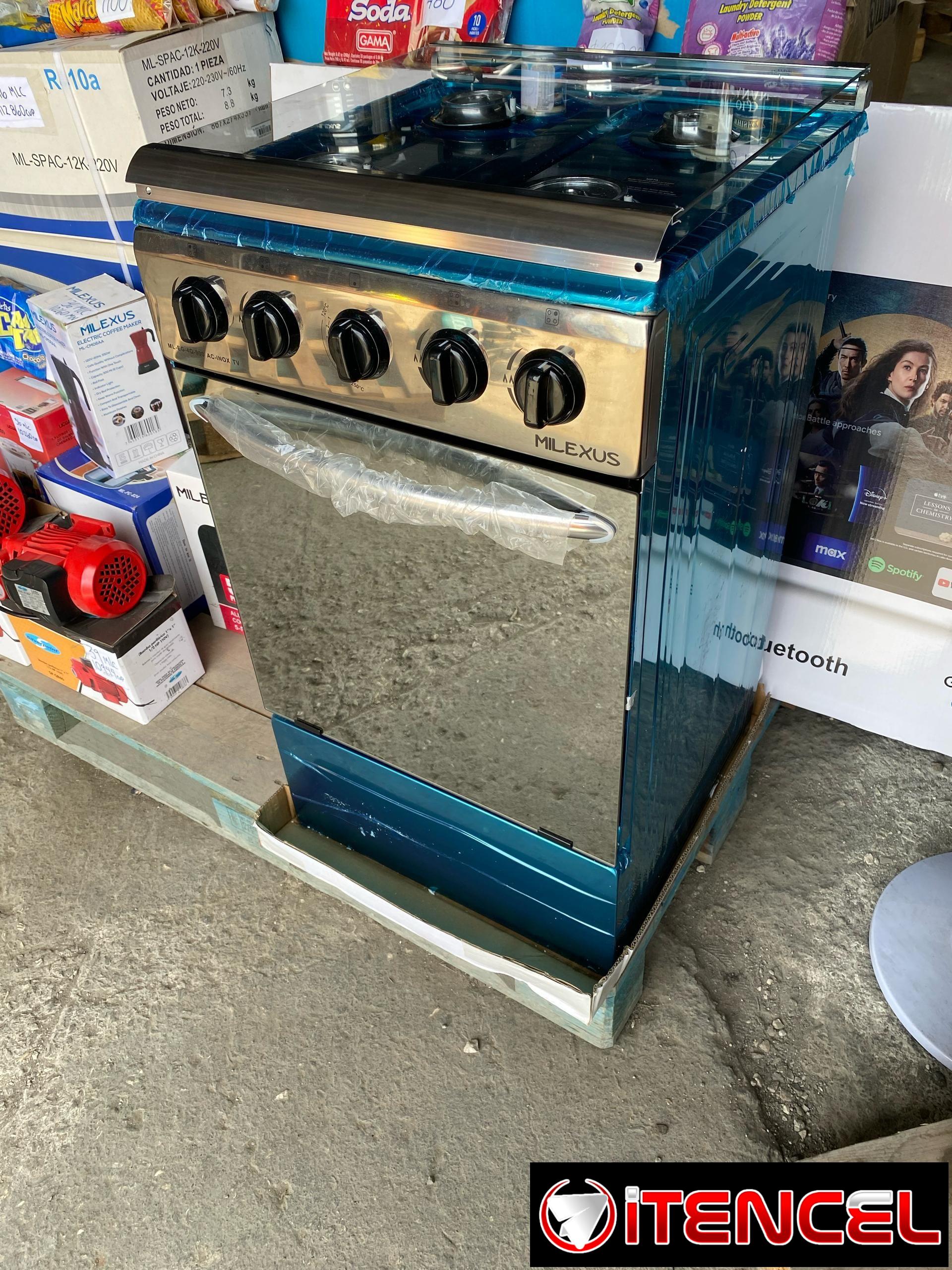 Cocina de gas con horno Milexus