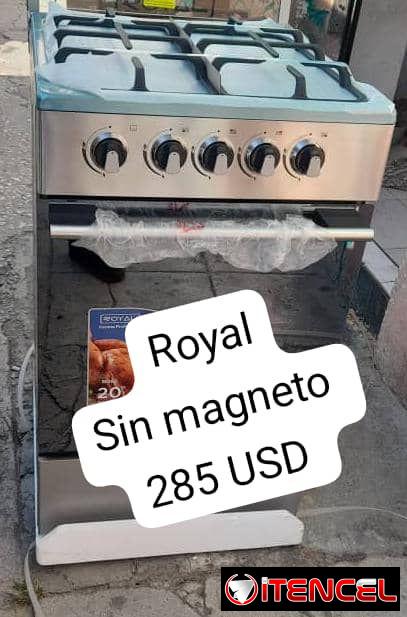 Cocina de gas Royal (sin magneto) 285 USD ©