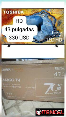 Televisor Inteligente TOSHIBA 43 pulgadas HD 330 USD ©