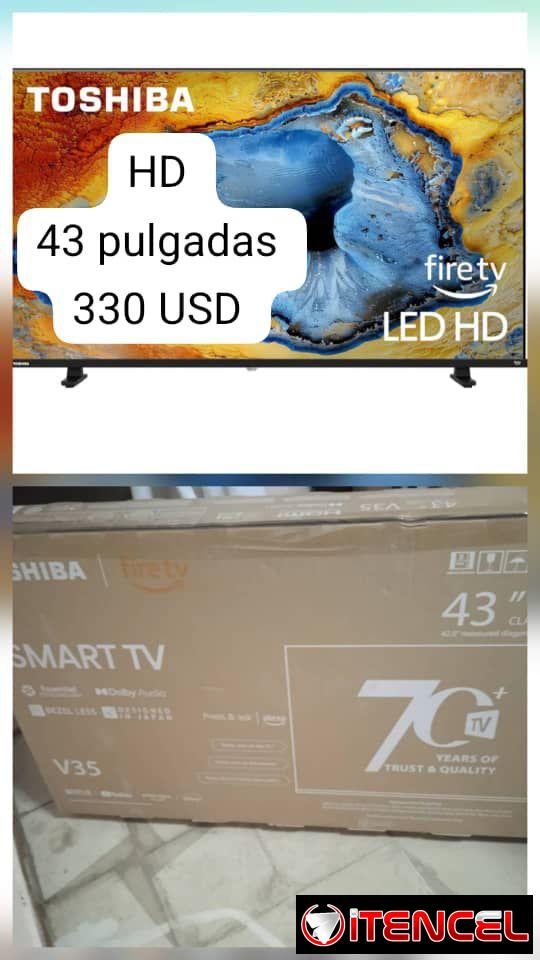 Televisor Inteligente TOSHIBA 43 pulgadas HD 330 USD ©