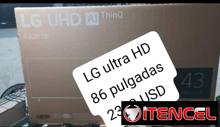 Televisor Inteligente LG//86 pulgadas 2310 USD ©