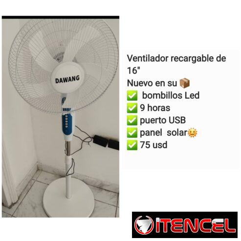Ventiladores recargables