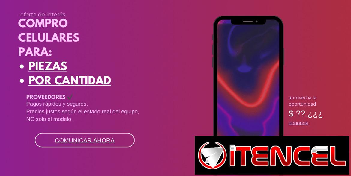 ¿Tienes un celular roto, bloqueado o simplemente ya no lo usas? ¡Yo te lo compro YA!