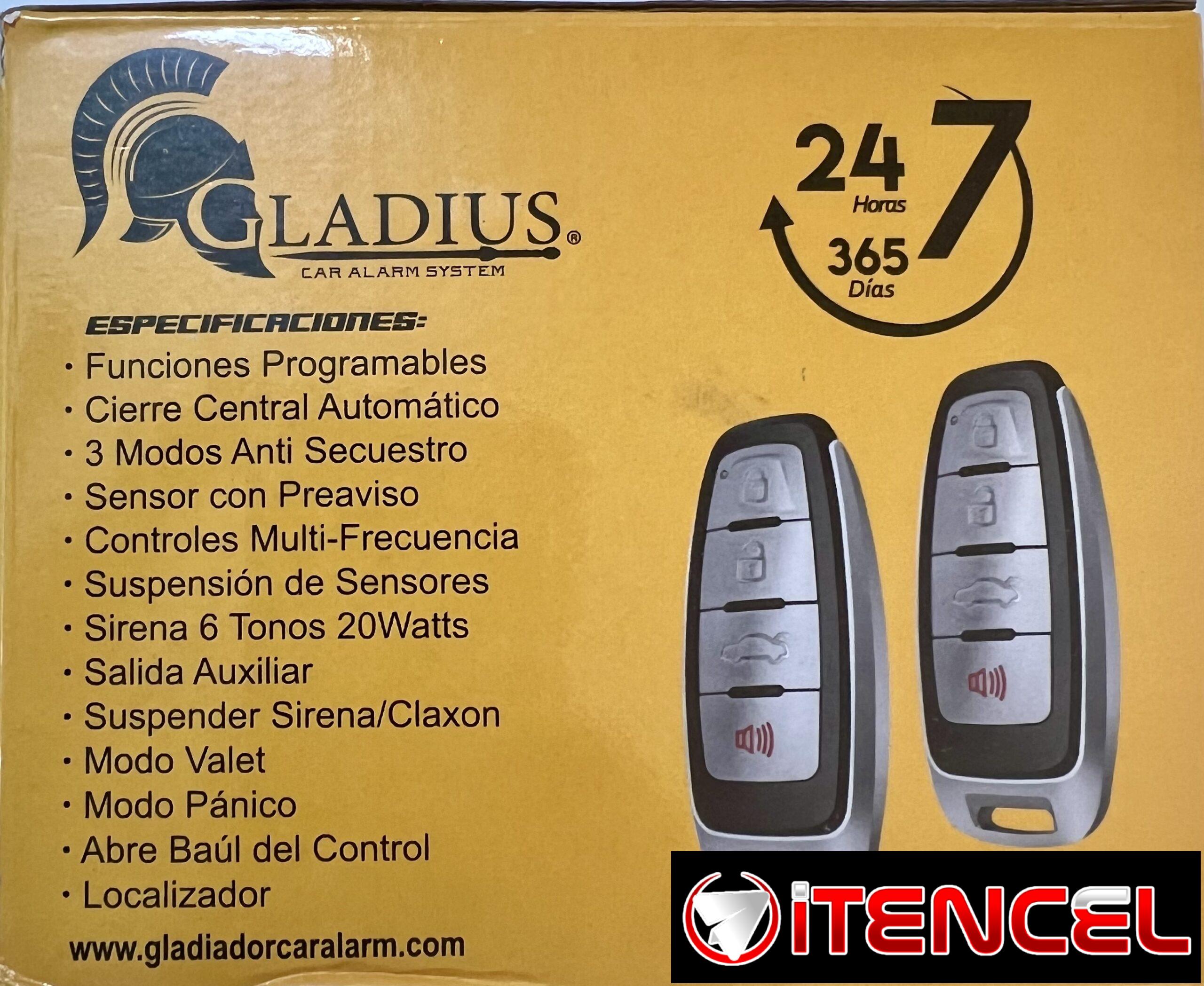 Alarmas para Autos marca GLADIUS !!!!