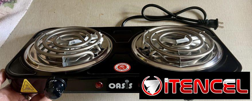 Cocinas eléctricas 1000W de dos hornillas en color negro ! New a estrenar!!!