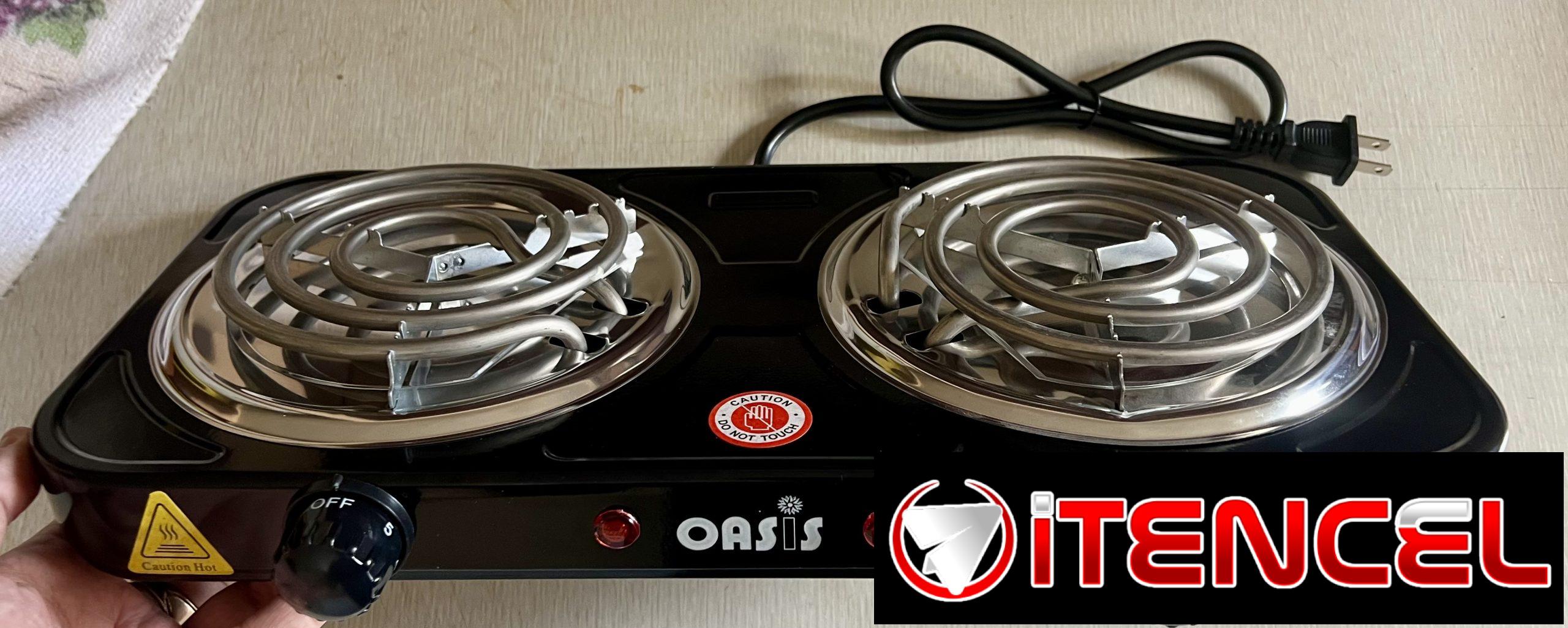 Cocinas eléctricas 1000W de dos hornillas en color negro ! New a estrenar!!!