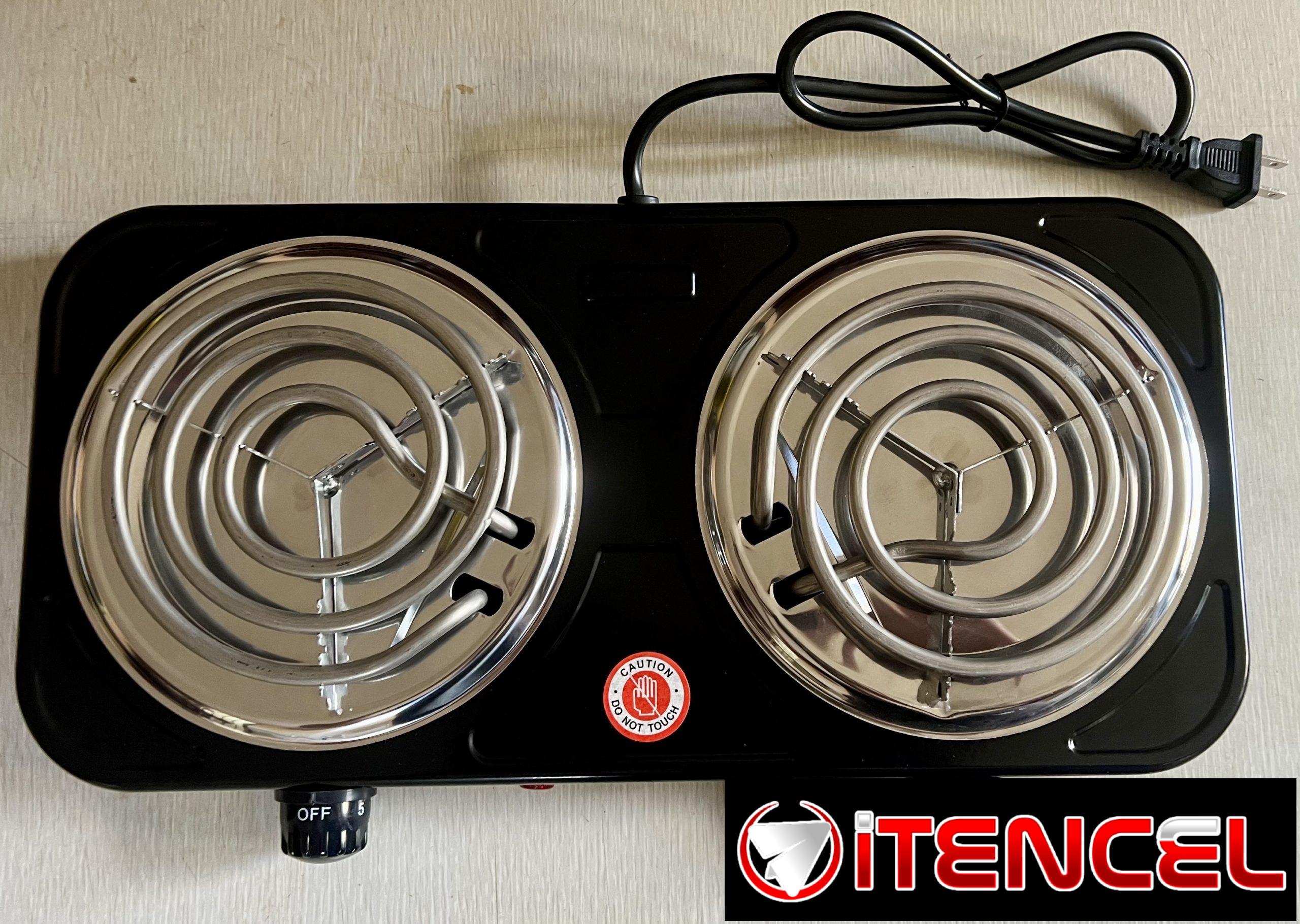 Cocinas eléctricas 1000W de dos hornillas en color negro ! New a estrenar!!!