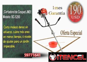 CORTADORA DE CÉSPED JMD BC-5200