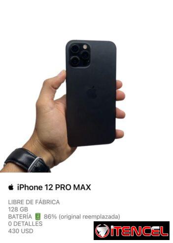 iPhone 12 PRO MAX de uso (buen estado)