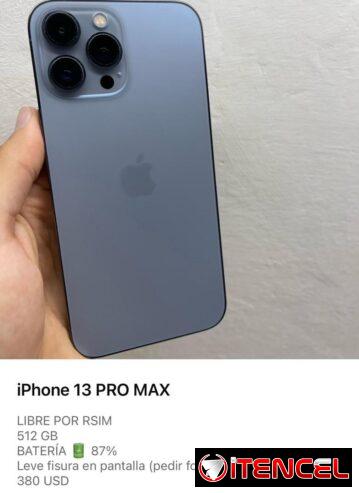iPhone 13 PRO MAX de uso (buen estado)