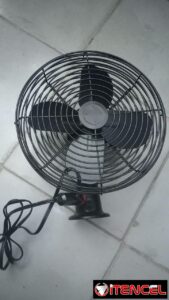 VENTILADOR DE CARRO 12V DE METAL 21CM DE DIÁMETRO Y 24 CM DE ALTO 5️⃣3️⃣5️⃣4️⃣6️⃣1️⃣3️⃣8️⃣
