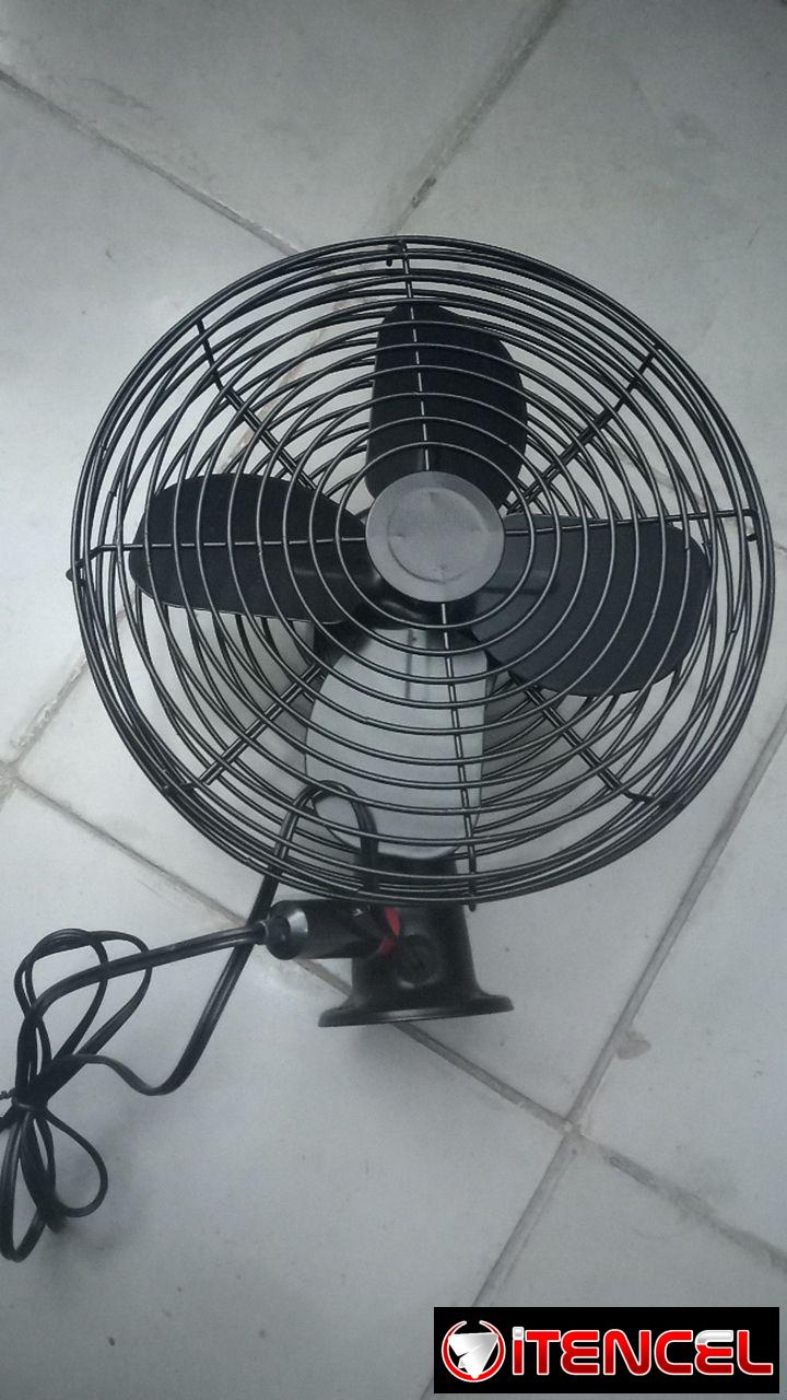 VENTILADOR DE CARRO 12V DE METAL 21CM DE DIÁMETRO Y 24 CM DE ALTO 5️⃣3️⃣5️⃣4️⃣6️⃣1️⃣3️⃣8️⃣